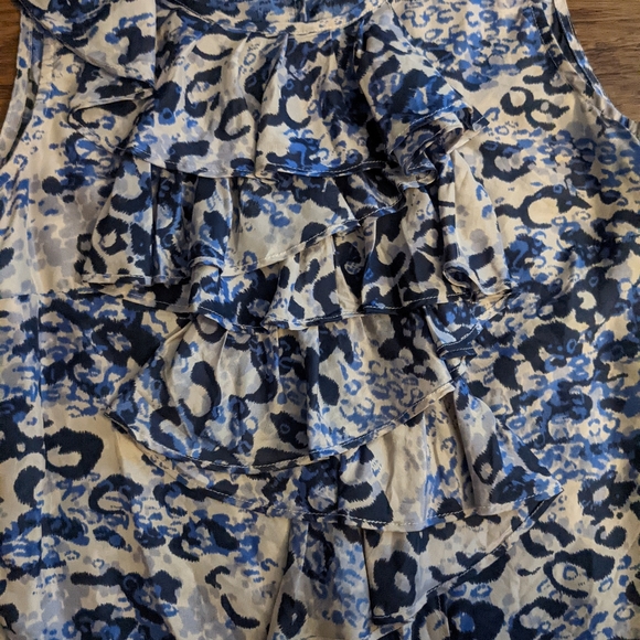 CAbi Sleeveless Silk Top Multi Color - Picture 8 of 10